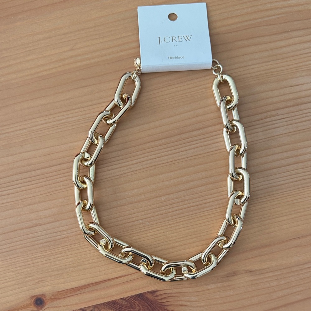 J. Crew Chunky Gold Necklace style CE858